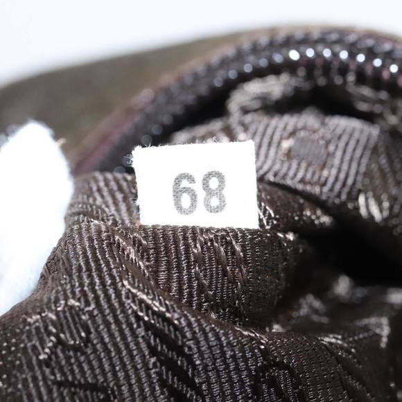 PRADA Chain Hand Bag Nylon Beige Gold Auth bs19999 - Picture 12 of 16